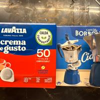 Moka a cialde + confezione da 50 cialde
