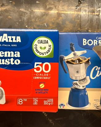 Moka a cialde + confezione da 50 cialde