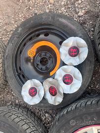 Set cerchi in lega piu gomme alfa mito