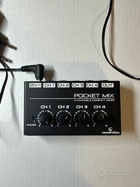 Mixer compatto Soundsation Pocket Mix 4 canali