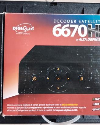 Decoder Satellitare DigiQuest 6670 HD PVR