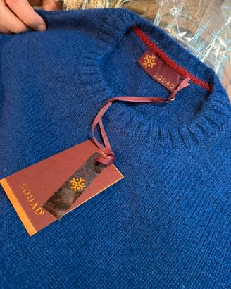 Maglione caldo colore blu marca squad2