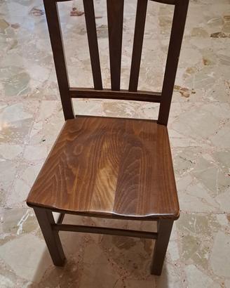 2 sedie legno massello modello Silvana