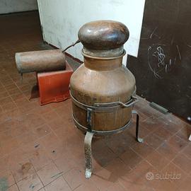 alambicco fatto a mano in rame 