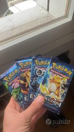 4 pacchetti pokemon X Y evoluzioni