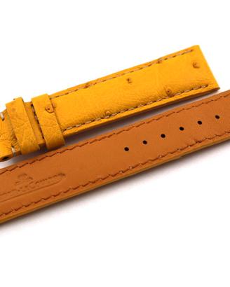 Cinturino Jaeger Le-Coultre Struzzo Giallo 17 mm