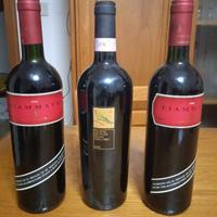 3 bottiglie di vino 