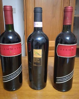 3 bottiglie di vino 