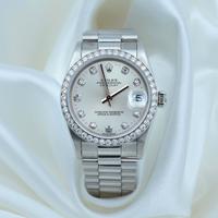 Rolex Datejust 31 Platino e diamanti 68286