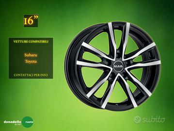 Cerchi in Lega Mak 16" Subaru e Toyota