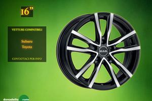 Cerchi in Lega Mak 16" Subaru e Toyota