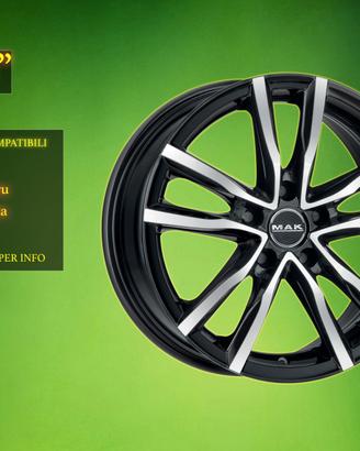 Cerchi in Lega Mak 16" Subaru e Toyota