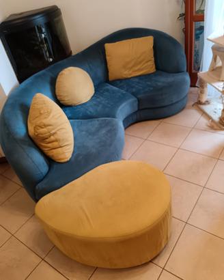 Divano semicurvo 