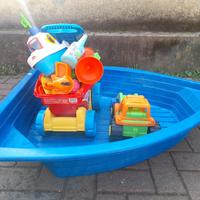 Giochi spiaggia con sabbiera/piscinetta