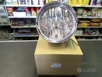 Fanale davanti tondo universale cromato