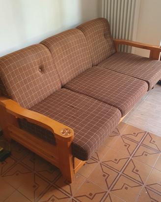 Divano letto in massello