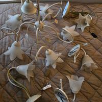 Lampadario + Abat Jour comodino + Applique  Parete