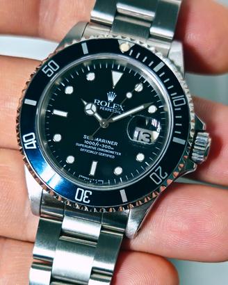 Rolex Sub data 40 16610 trizio like new 1992 full
