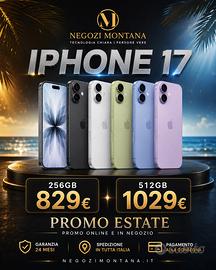 iPhone 17 256GB Nuovo - 24 Mesi di Garanzia