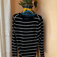 maglione bianco e nero