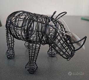 Soprammobile rinoceronte 