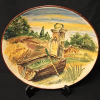 Avallone Vietri – Raro piatto ceramica vietrese