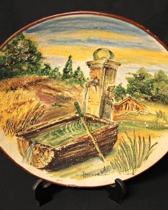 Avallone Vietri – Raro piatto ceramica vietrese