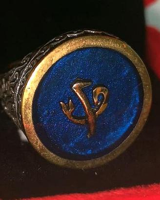 Anello in argento 925 con simbolo Turco mis.23,5