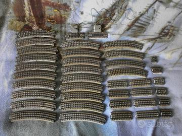 MARKLIN-RIVAROSSI-FALLER - Binari : 39 pezzi