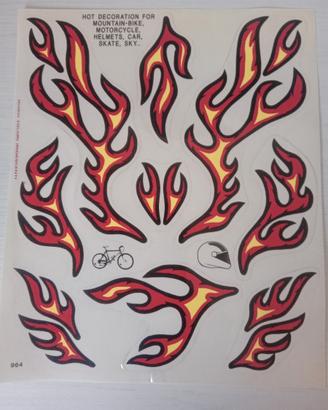 Cartella sticker per auto, moto, ciclo, skate etc