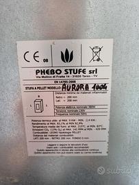 Stufa a pellet usata