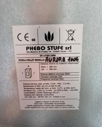 Stufa a pellet usata