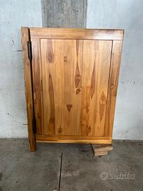 Porta a saloon in larice