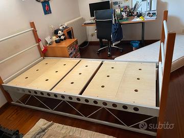 Letto singolo con eventuale letto a cassetto