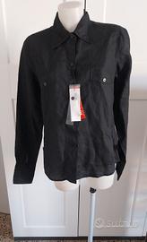 Camicia 100% Lino Breach - Nera