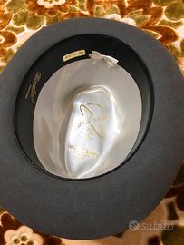 Borsalino linea augusta taglia 56 grigio vintage