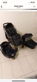 Trio composto, navicella, passeggino. seggiolino