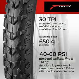 Fincci Copertone MTB 27.5x2.10