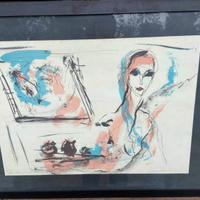 Quadro "Nudo di donna" Ernesto Treccani