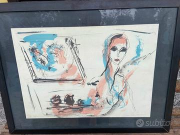 Quadro "Nudo di donna" Ernesto Treccani