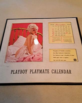 Calendario da tavolo vintage Playboy Playmate 1964