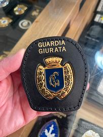 Militare placca cintura guardia giurata