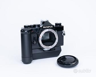 Olympus OM-1 MD black body  +  Winder Motor Drive