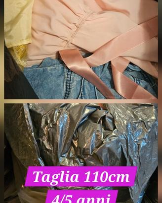 Abbigliamento misto taglia 110cm 4-5 anni