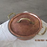 Pentole per cucina in rame stagnato