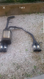 scarico REMUS doppio  DTM da 84