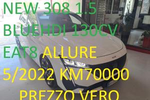Peugeot 308 1.5 BLUEHDI 130CV EAT8UNIPRO' FATTURAB