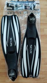 Pinne SEAC F 100 PRO 42/43 + collare sub