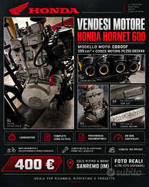 Motore Honda Hornet 600 CB600F PC25E 599cc carbura