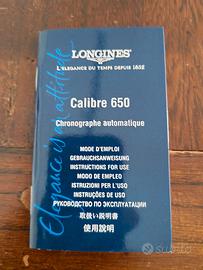 Libretto Longines nuovo 